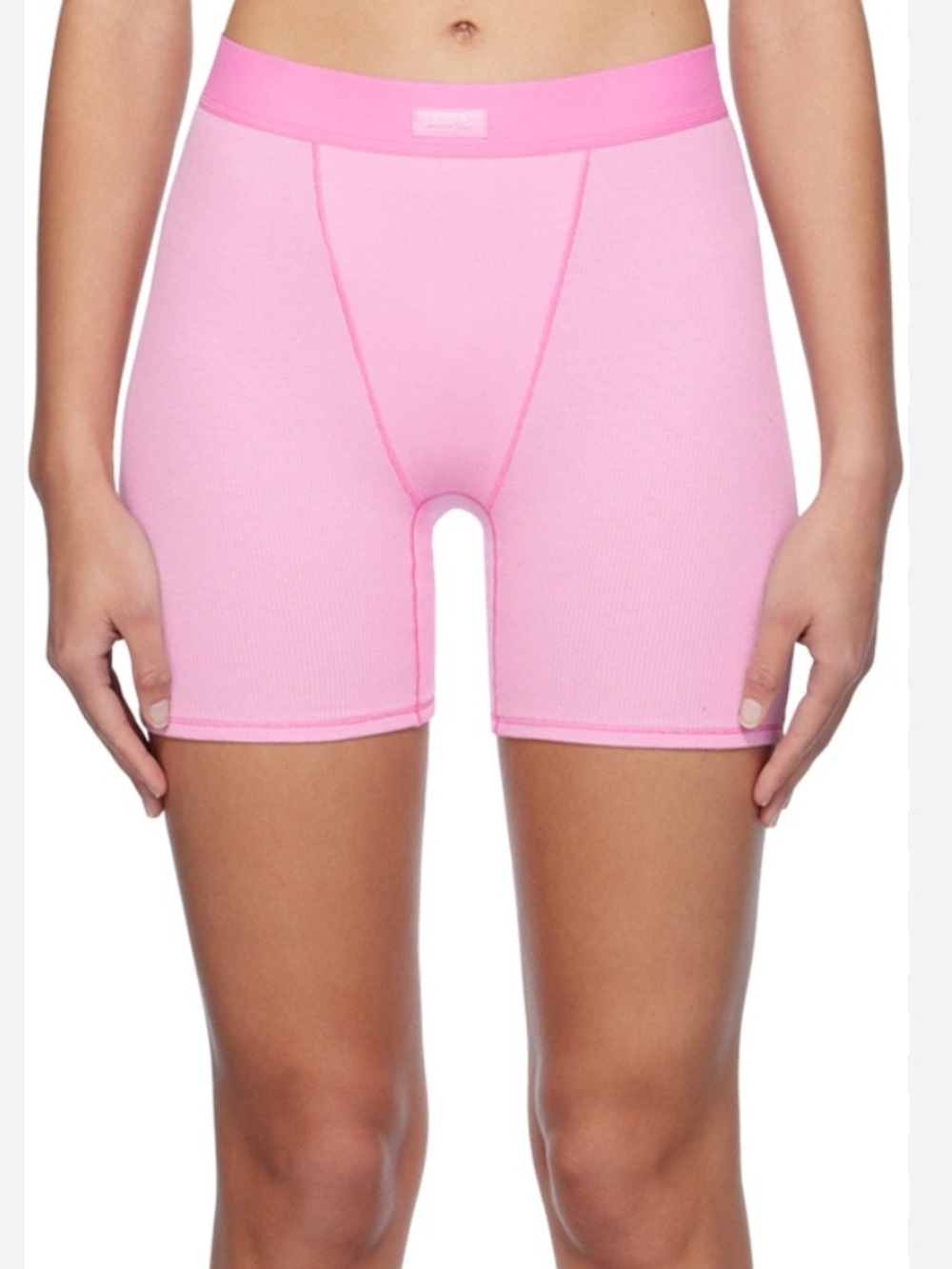 Skims Ribbed Boxer Shorts